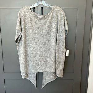 NWT{Daily Ritual}Sz XXL Gray Heather knit Top